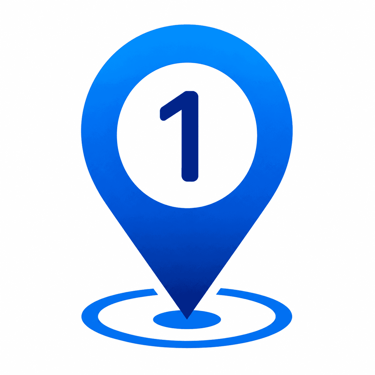 AnyPin numbered location-pin app icon